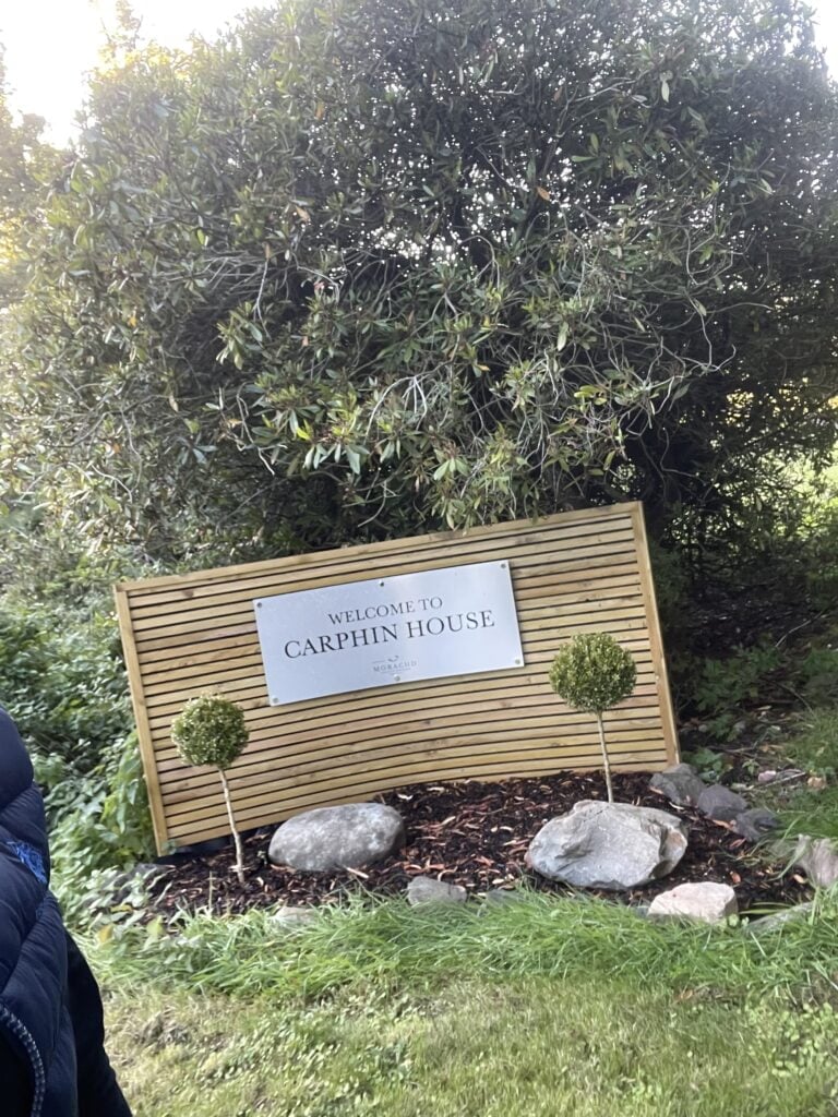 Entrance of Carphin House 